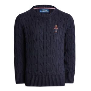 Ralph Lauren | Custom Boys Cable-Knit Cotton Sweater